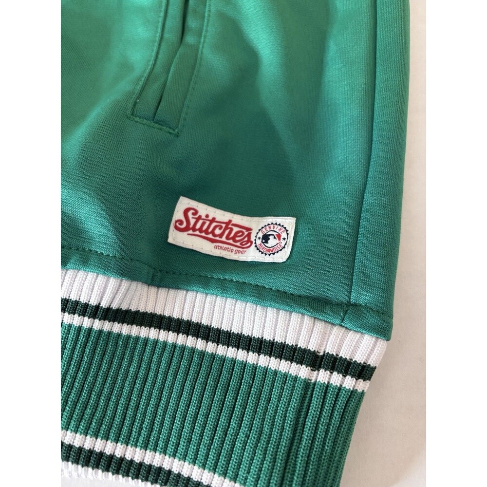 Stitches New York Yankees Green Track Jacket XL Full Zip MLB Jacket Vintage - Picture 5 of 13